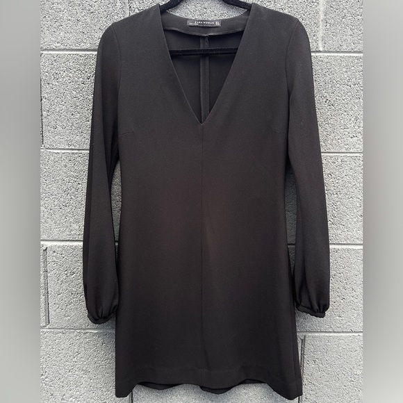 ZARA Black Classic Mini Dress - Picture 1 of 6